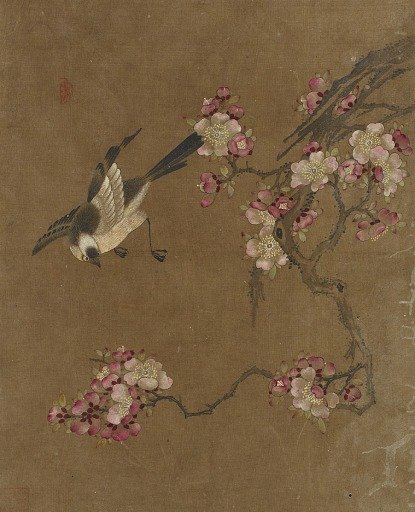 Birds and flowers