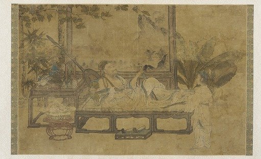 A man taking his ease 《消夏圖》