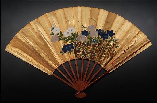 Balloon Flowers in a Basket