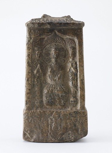 Buddhist tablet in the form of a miniature shrine