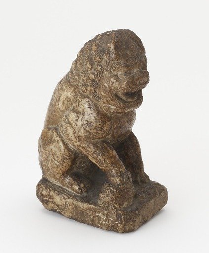 Seated lion