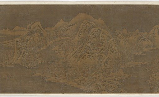 Traveling in snowy mountains