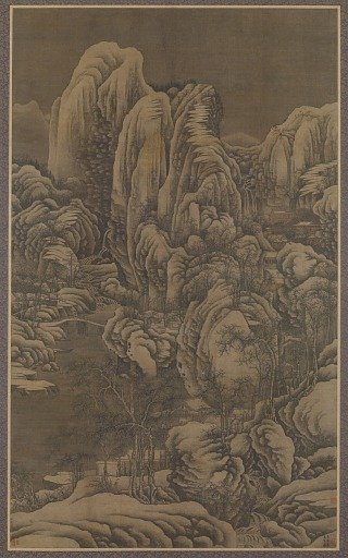 Mount Emei under heavy snow 《峩眉積雪圖》