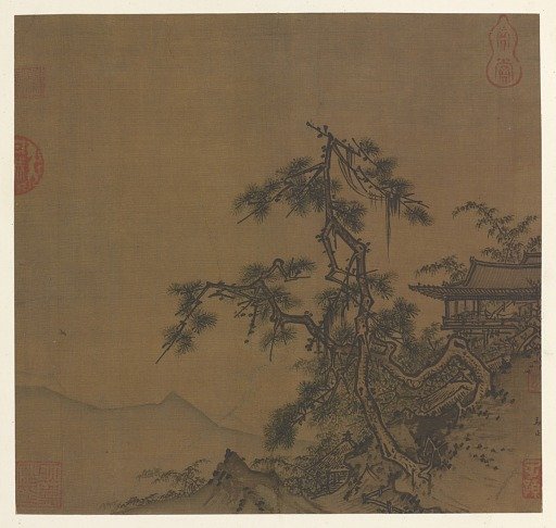 Pavilion on the hillside