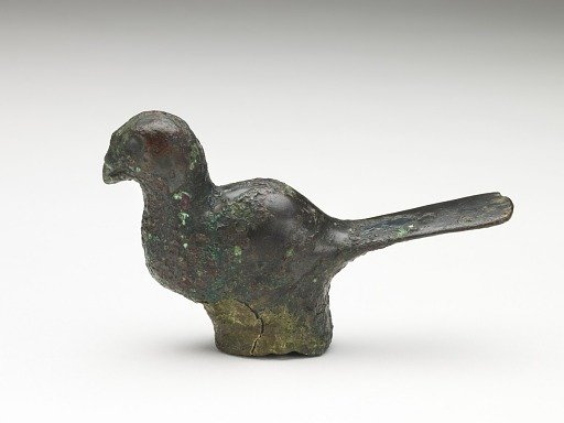 Finial in the form of a bird