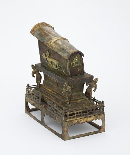 Reliquary in the form of a miniature sarcophagus