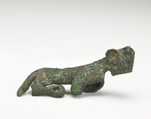 Ornament in the form of a tiger (fragment)