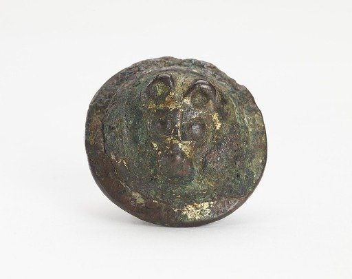 Ornament with a bear head