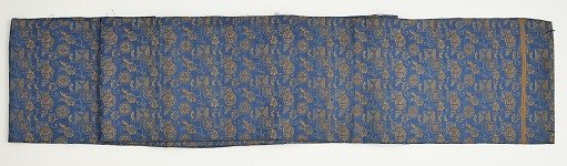 Brocade, silk. An obi
