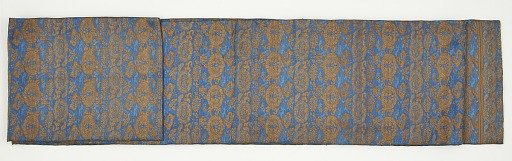Brocade, silk. An obi