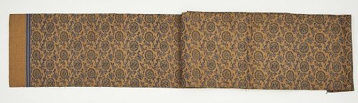 Brocade, silk. An obi
