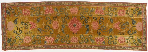Brocade, velvet, in the form of a wall hanging