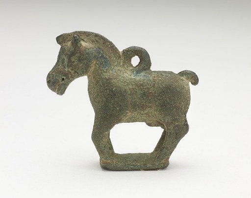 Ornament in the form of a standing horse