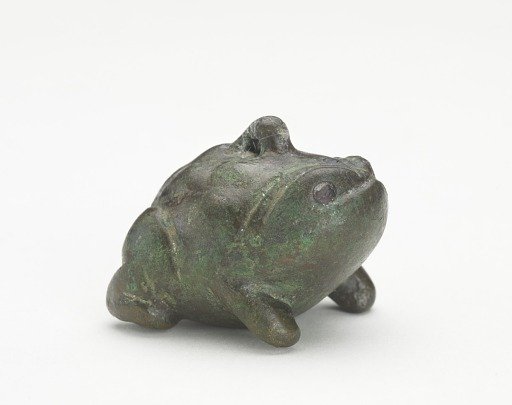 Ornament in the form of a toad