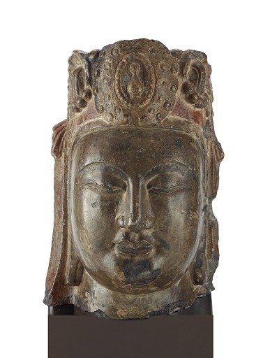 Head of the bodhisattva Mahasthamaprapta (Dashizhi)