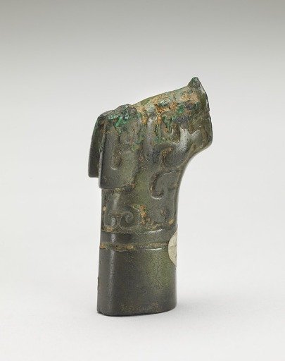 Finial with an animal mask