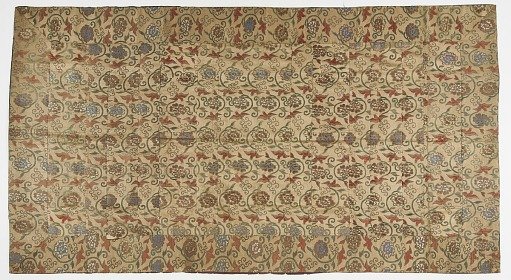 Brocade, silk. A Buddhist monk's robe, patched; kesa