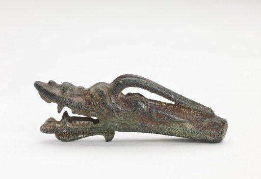 Ornament in the form of a dragon head (fragment)