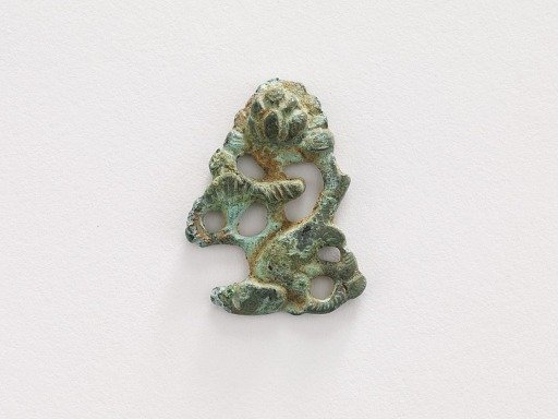 Ornament: lotus and carp (a set with F1916.732, 738, and 750)