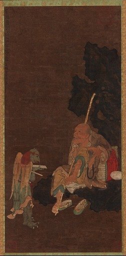 Luohan and demon