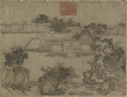 After Lu Hong's "Thatched Hut"
