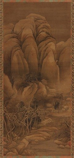Mountain Hamlet after Snow 《山莊雪霽圖》