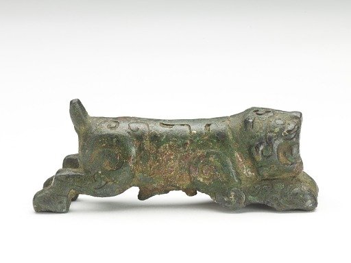 Tiger-shaped ornament