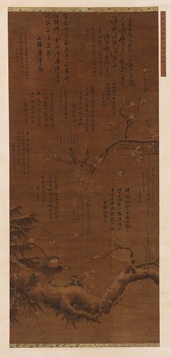 Birds and plum-blossoms in the snow
