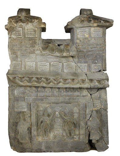 Funerary model of a twin-towered gate
