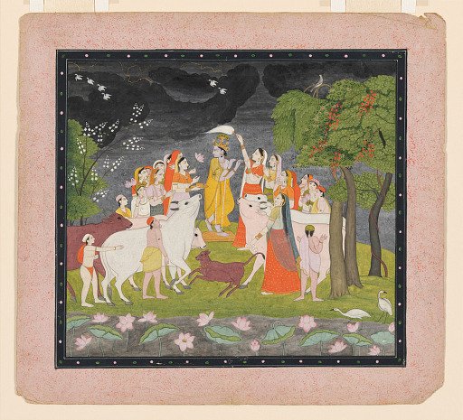 Sri Krsna with the flute