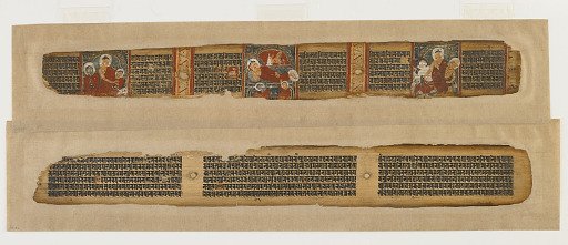 Parinirvana of Buddha, from a Prajnaparamita manuscript