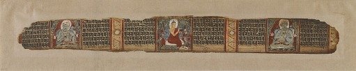 The Buddha distributes honey, from a Prajnaparamita manuscript