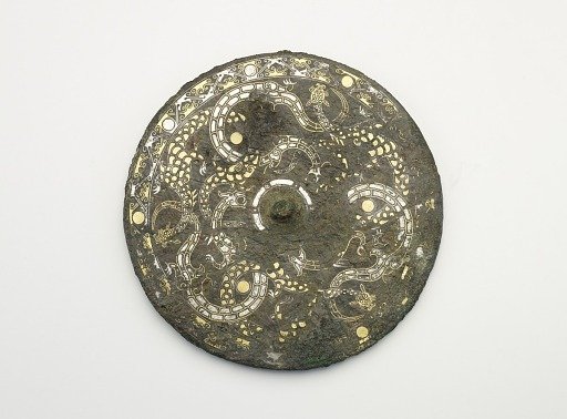 Mirror with dragons