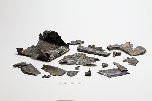 Fragments from a decorated box