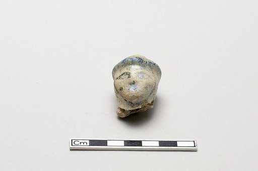 Stone-paste fragment of moulded head