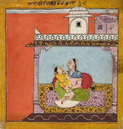Vilaval Ragini, from a Ragamala