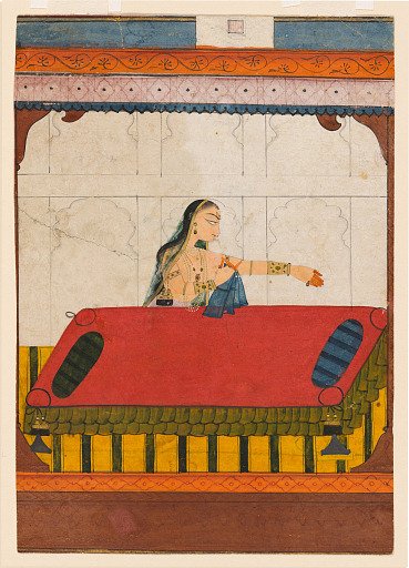 A forlorn lover, fragment from a Rasamanjari