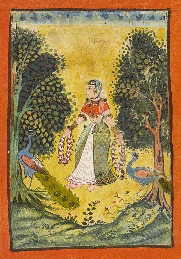 Kakubha Ragini, folio from a <em>Ragamala</em>