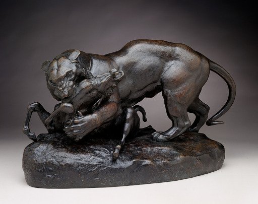 Tiger Devouring an Antelope