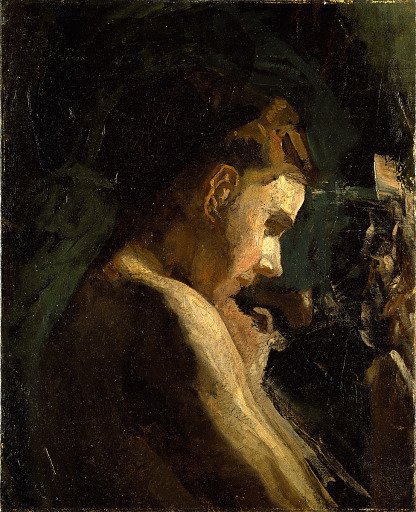 Study of a Girl's Head