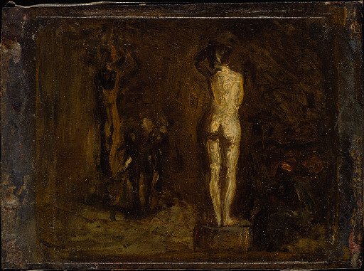 Study for "William Rush Carving His Allegorical Figure of the Schuylkill River"