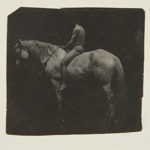 Samuel Murray Astride Eakins' Horse "Billy"