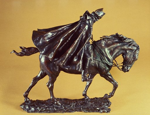 Horseman in a Storm