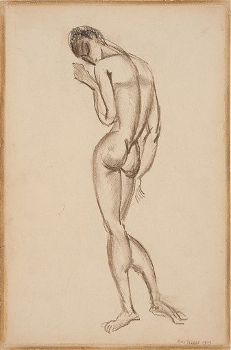 Female Nude, Back View