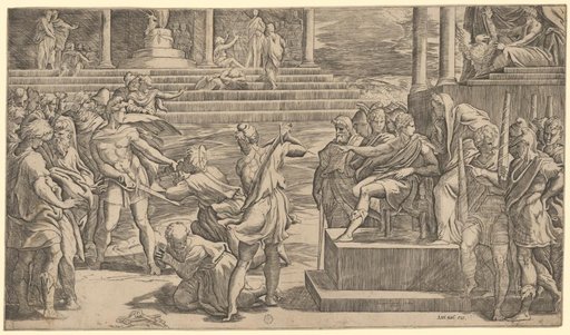 The Martyrdom of Saint Paul and the Condemnation of Saint Peter