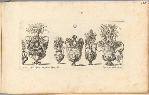 Sheet 1 of the series Raccolta di Vasi diversi, after Stefano della Bella