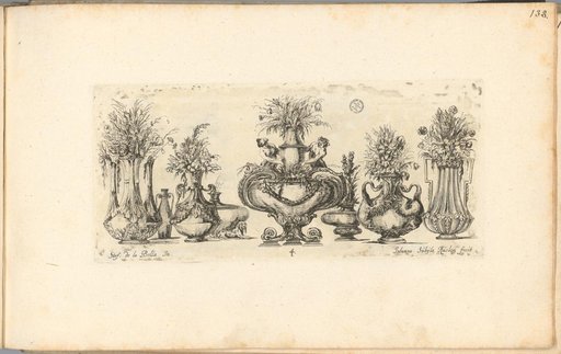 Sheet 4 of the series Raccolta di Vasi diversi, after Stefano della Bella