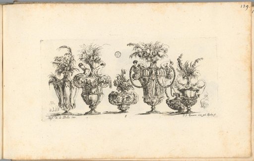 Sheet 5 of the series Raccolta di Vasi diversi, after Stefano della Bella