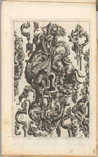 Sheet 3 of the series: Escusons, ou Entrees de Cerures