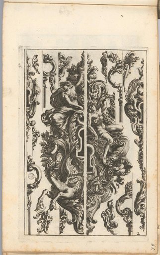 Sheet 2 of the series Escusons, ou Entrees de Cerures